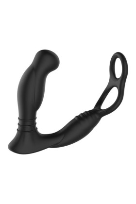 Simul8 Prostatavibrator mit Penis- und Hodenring