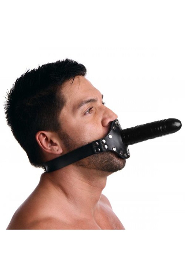 Dildo-Mundstück mit Gurt