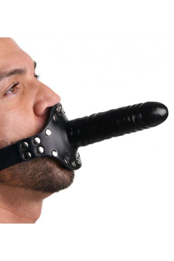 Dildo-Mundstück mit Gurt