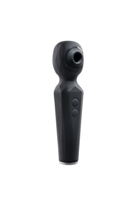 Evolved - Rainbow Sucker Wand Vibrator - Schwarz
