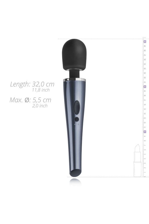 Black Lightning Wand Vibrator