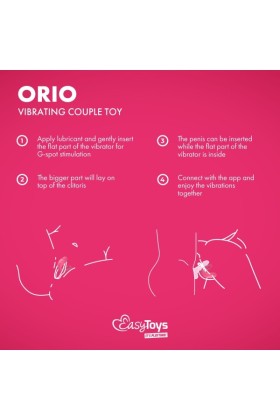 EasyConnect - Paarvibrator Orio, app-gesteuert
