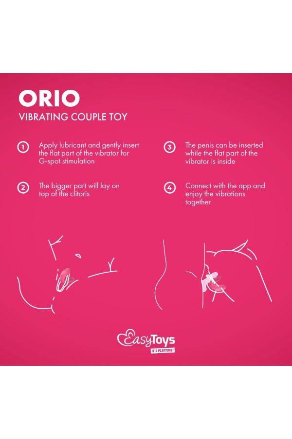 EasyConnect - Paarvibrator Orio, app-gesteuert