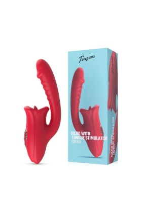 Teazers Dildo mit Klitorisstimulator