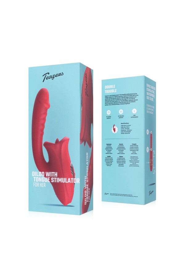 Teazers Dildo mit Klitorisstimulator