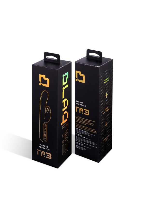 BLAQ - Digitaler Rabbit Vibrator - Schwarz
