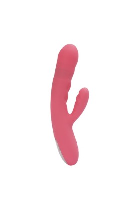 SVAKOM - Avery Stoßender Rabbit Vibrator - Erdbeerrosa