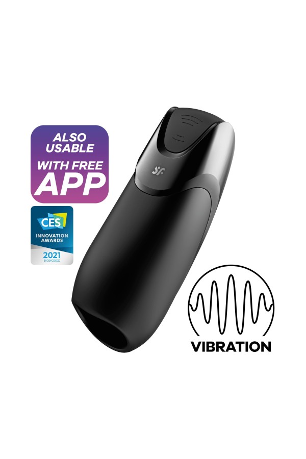 Satisfyer Men Vibration plus Connect App - Schwarz