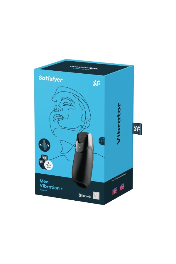 Satisfyer Men Vibration plus Connect App - Schwarz