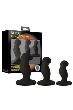 Nexus - G-Play Trio Plus Unisex Vibrator Pack - S/M/L