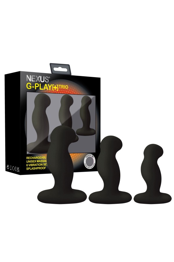 Nexus - G-Play Trio Plus Unisex Vibrator Pack - S/M/L