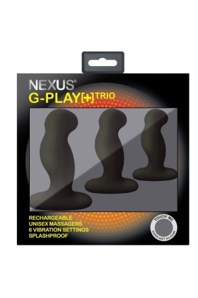 Nexus - G-Play Trio Plus Unisex Vibrator Pack - S/M/L