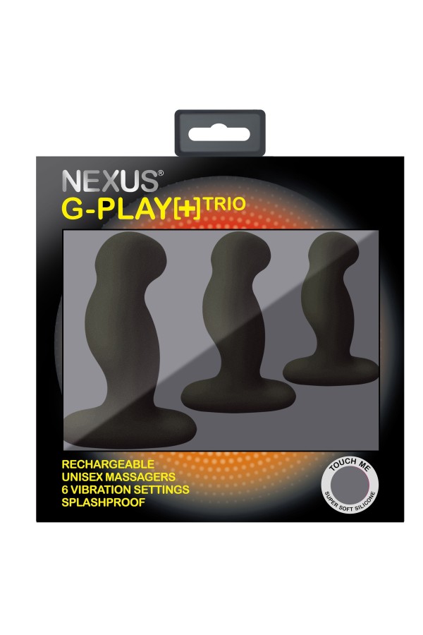 Nexus - G-Play Trio Plus Unisex Vibrator Pack - S/M/L