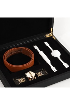 LOCKINK - Ball-Gag & Gag-bite Set - braun