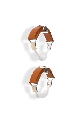 LOCKINK - Ball-Gag & Gag-bite Set - braun