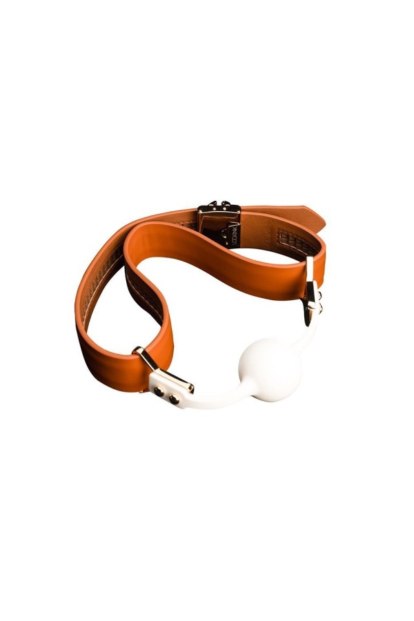 LOCKINK - Ball-Gag & Gag-bite Set - braun