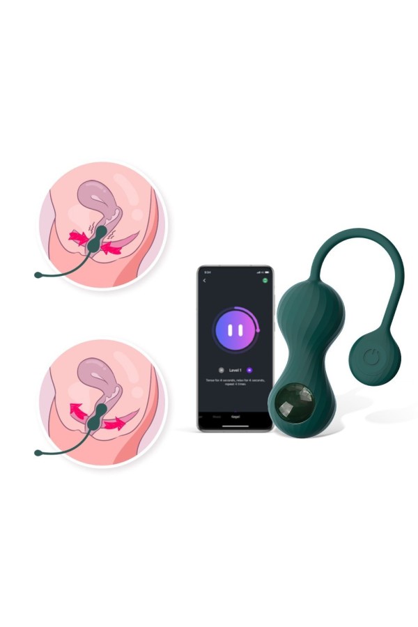 Magic Motion - Duo Smart Kegel-Vibrator mit Gewichten - Grün