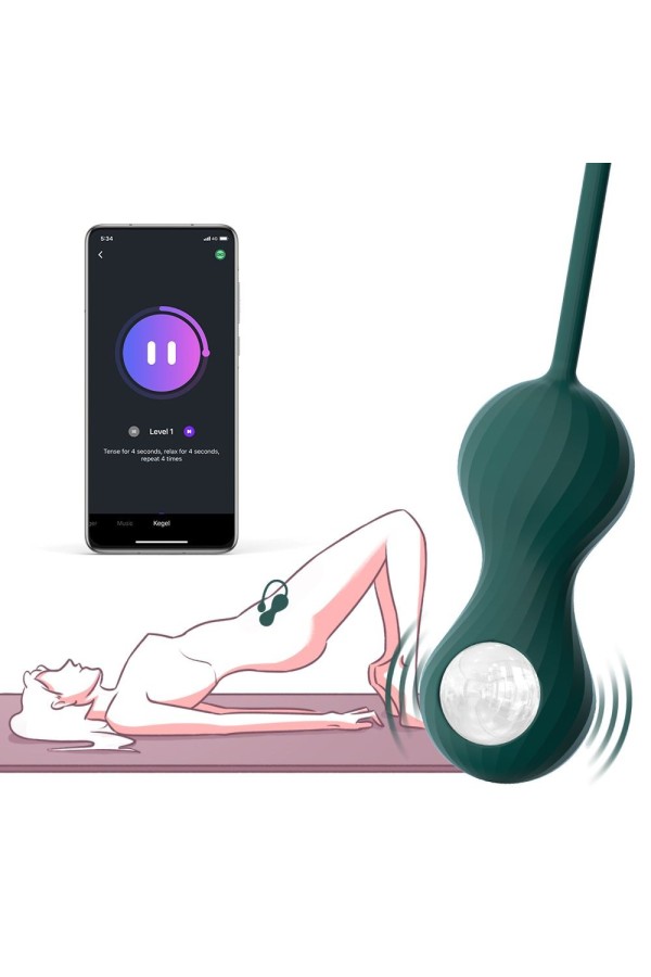 Magic Motion - Duo Smart Kegel-Vibrator mit Gewichten - Grün