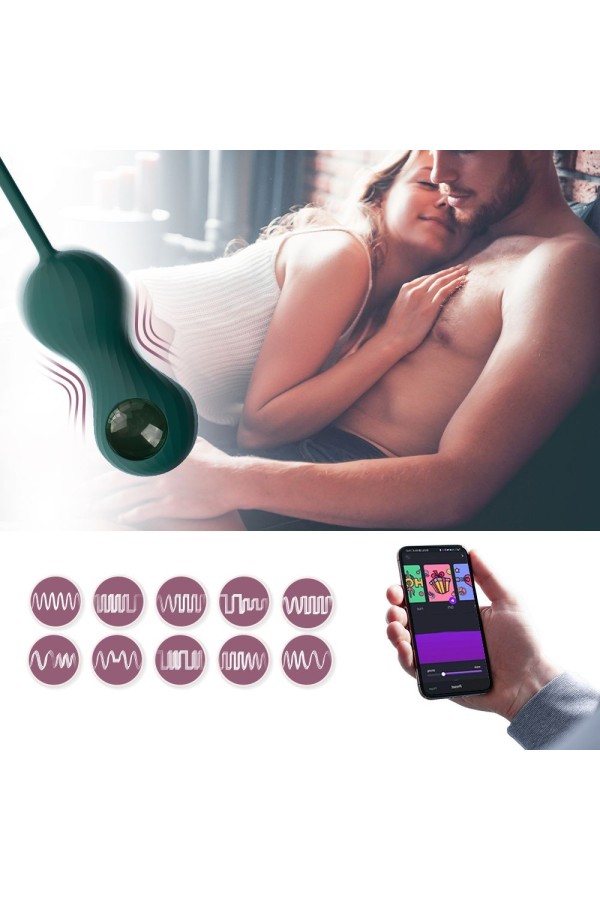 Magic Motion - Duo Smart Kegel-Vibrator mit Gewichten - Grün