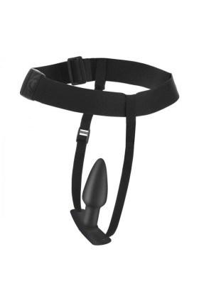Bum-Tastic Vibrierender Analplug mit Gurtzeug & Fernbedienung