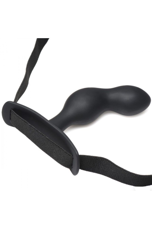 P-Spot Plugger Analplug mit Gurt und Fernbedienung