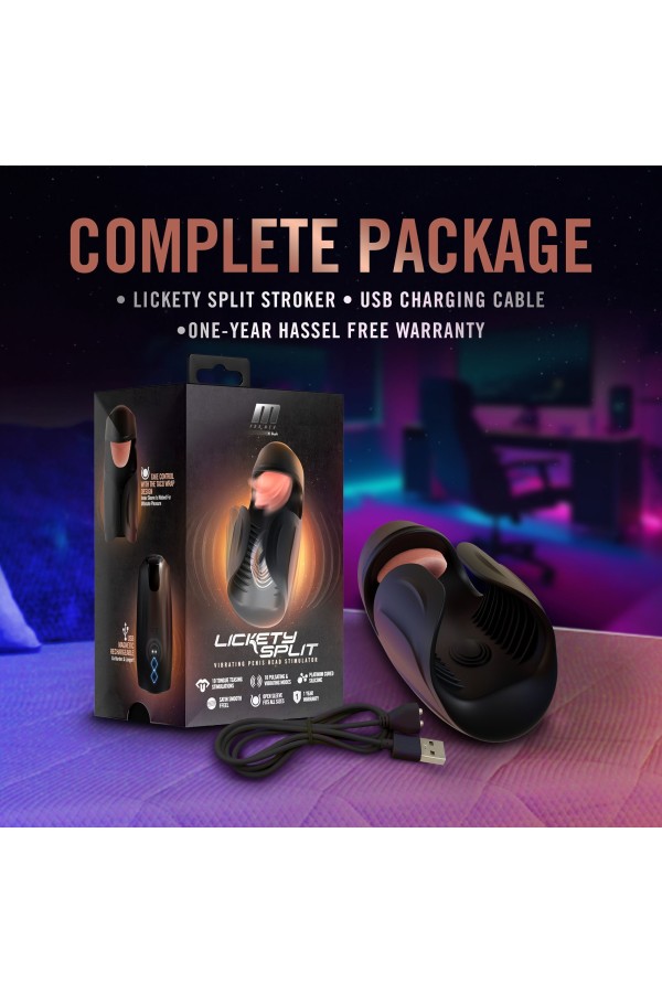 M for Men - Lickety Split Masturbator - Schwarz