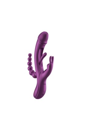 HoneyPlayBox - Trilux Kinky Finger Rabbit Vibrator - Lila