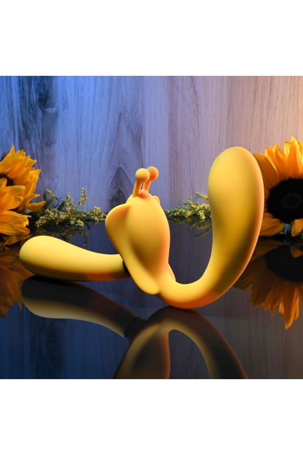 Evolved - Der Monarch Strapless Strap On Vibrator - Gelb