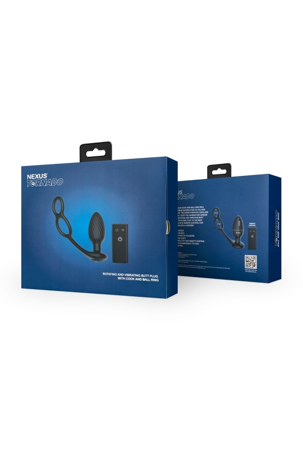 Nexus - Tornado Rotierende Analplug mit Cock & Ball Ringen
