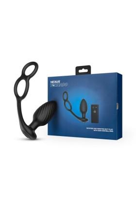 Nexus - Tornado Rotierende Analplug mit Cock & Ball Ringen