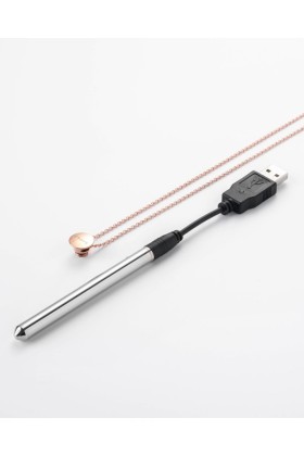 Crave - Vesper Vibrator Ketting - Rose Goud