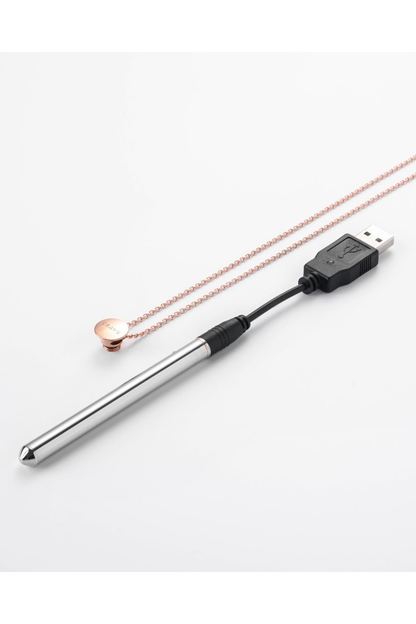 Crave - Vesper Vibrator Ketting - Rose Goud