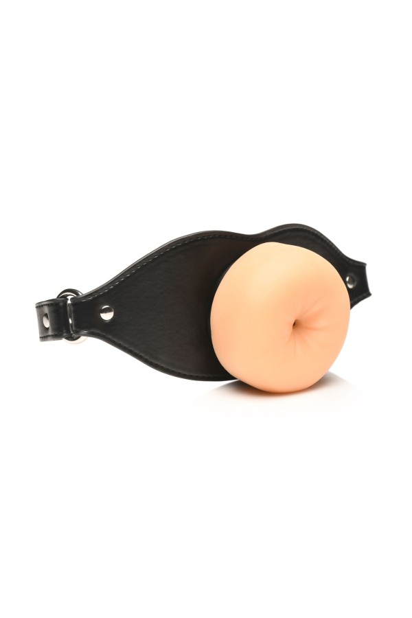 XR Brands - Ass Face Mundgag - Beige