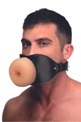 XR Brands - Ass Face Mundgag - Beige