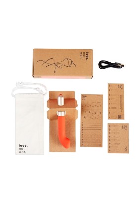 Love Not War - Liebe Orange