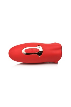 Lickgasm Kuss plus Vibrationskuss Stimulator - Rot