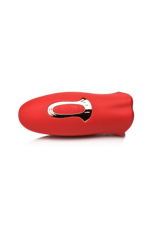 Lickgasm Kuss plus Vibrationskuss Stimulator - Rot