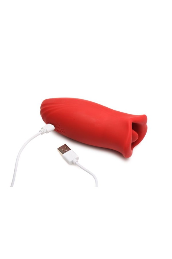 Lickgasm Kuss plus Vibrationskuss Stimulator - Rot