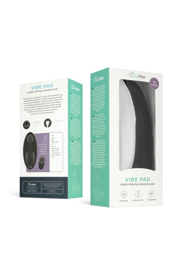 Vibe Pad Doppelvibration mit Fernbedienung - Schwarz