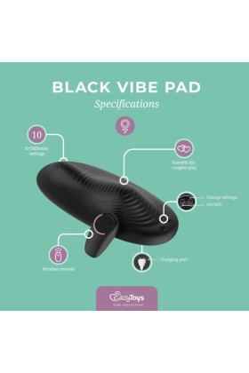 Vibe Pad Doppelvibration mit Fernbedienung - Schwarz