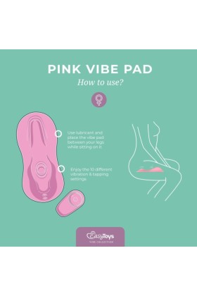 Vibe Pad Klopfend plus Vibrierend - Rosa