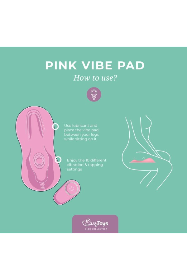 Vibe Pad Klopfend plus Vibrierend - Rosa