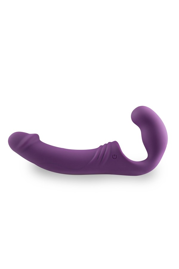 Trägerloser Strap-on-Vibrator - Lila