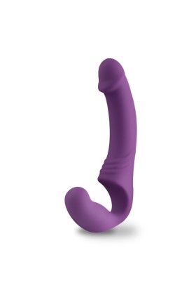 Trägerloser Strap-on-Vibrator - Lila