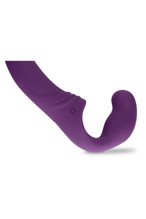 Trägerloser Strap-on-Vibrator - Lila