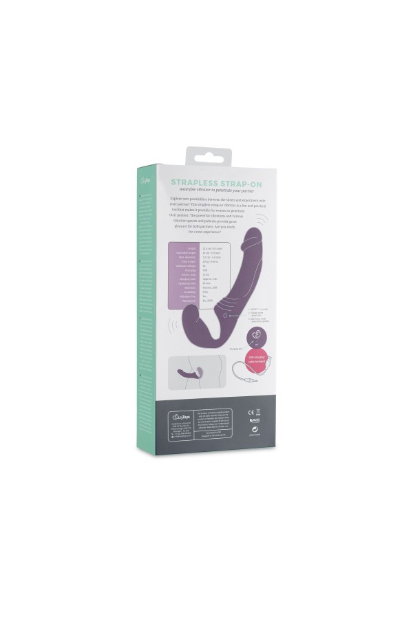 Trägerloser Strap-on-Vibrator - Lila