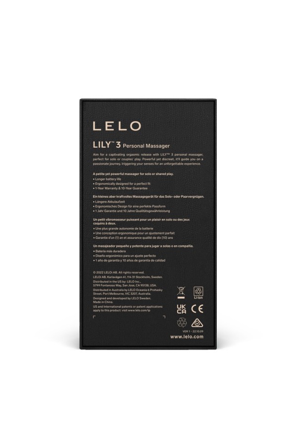 LELO- Lily 3 Personal Massager - Dunkle Pflaume