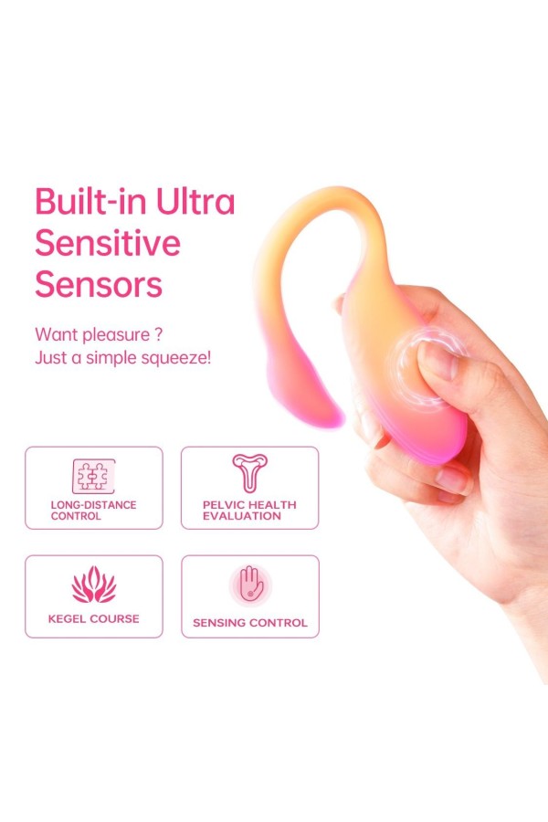 Magic Motion - Flamingo Max Vibro-Ei & Kegeltrainer in Einem - Orange