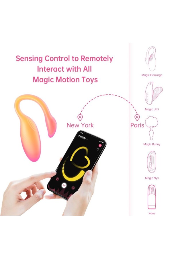 Magic Motion - Flamingo Max Vibro-Ei & Kegeltrainer in Einem - Orange