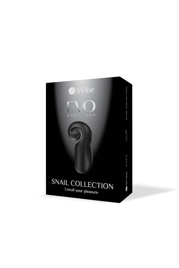 Snail Vibe EVO Masturbator - Schwarz